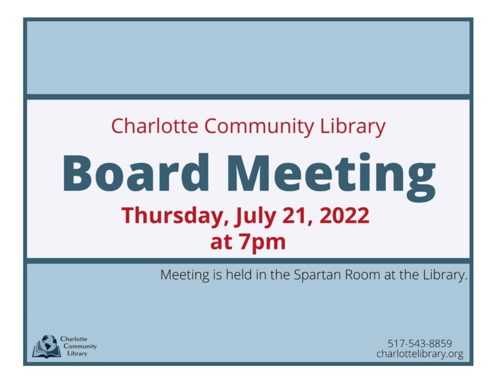 07212022 Library Board Meeting